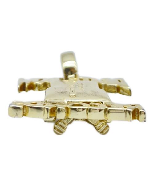 King Ice（キングアイス）King Ice (キングアイス) DEATH ROW RECORDS (デスロウレコーズ) ネックレス ゴールドの古着・服飾アイテム