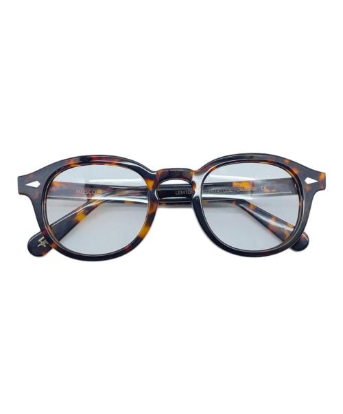 MOSCOT（モスコット）MOSCOT (モスコット) 伊達眼鏡 ブラウンの古着・服飾アイテム