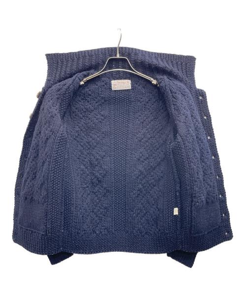 INVERALLAN（インバーアラン）INVERALLAN (インバーアラン) 3Aアランカーディガン ネイビー サイズ:Freeの古着・服飾アイテム