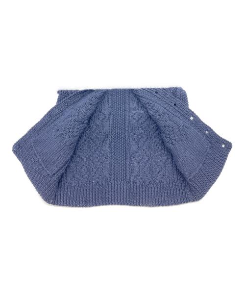 INVERALLAN（インバーアラン）INVERALLAN (インバーアラン) 3Aアランカーディガン ネイビー サイズ:Freeの古着・服飾アイテム