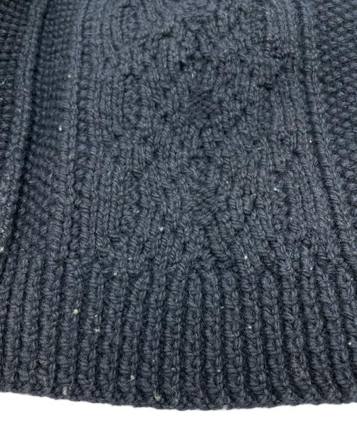 INVERALLAN（インバーアラン）INVERALLAN (インバーアラン) 3Aアランカーディガン ネイビー サイズ:Freeの古着・服飾アイテム