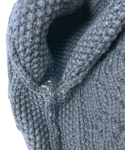 INVERALLAN（インバーアラン）INVERALLAN (インバーアラン) 3Aアランカーディガン ネイビー サイズ:Freeの古着・服飾アイテム