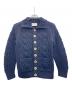 INVERALLAN（インバーアラン）の古着「3Aアランカーディガン」｜ネイビー