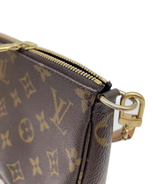 LOUIS VUITTON（ルイ ヴィトン）LOUIS VUITTON (ルイ ヴィトン) ショルダーバッグ ポシェット・アクセソワール ブラウンの古着・服飾アイテム