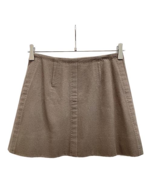 LOUIS VUITTON（ルイ ヴィトン）LOUIS VUITTON (ルイ ヴィトン) ミニスカート ブラウン サイズ:34の古着・服飾アイテム