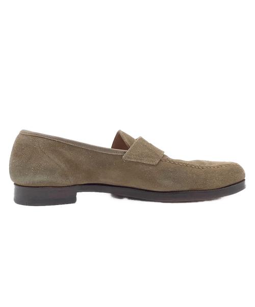 Crockett & Jones（クロケット＆ジョーンズ）Crockett & Jones (クロケット＆ジョーンズ) BEAMS F (ビームスエフ) ローファー ベージュ サイズ:不明の古着・服飾アイテム