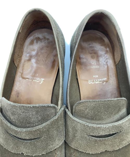 Crockett & Jones（クロケット＆ジョーンズ）Crockett & Jones (クロケット＆ジョーンズ) BEAMS F (ビームスエフ) ローファー ベージュ サイズ:不明の古着・服飾アイテム