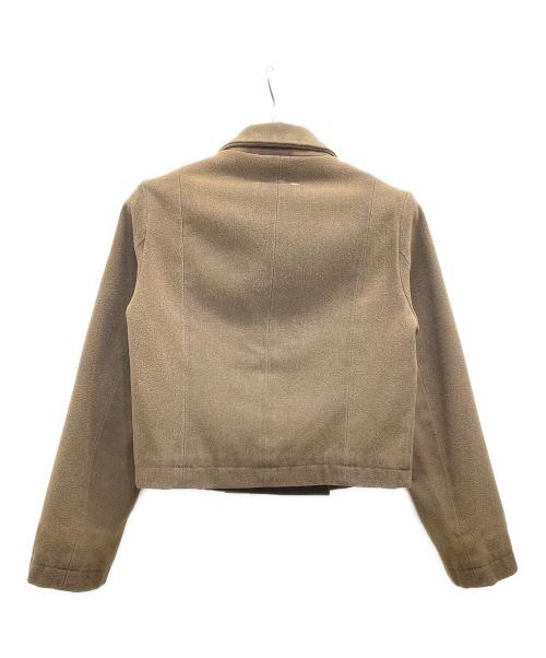 Maison Margiela（メゾンマルジェラ）Maison Margiela (メゾンマルジェラ) ショートウールジャケット ブラウン サイズ:38の古着・服飾アイテム