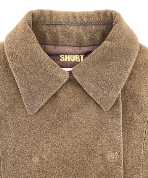 Maison Margiela（メゾンマルジェラ）Maison Margiela (メゾンマルジェラ) ショートウールジャケット ブラウン サイズ:38の古着・服飾アイテム