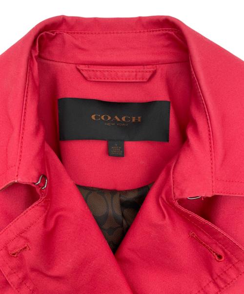 COACH（コーチ）COACH (コーチ) コート レッド サイズ:Sの古着・服飾アイテム