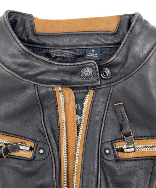 HARLEY-DAVIDSON（ハーレーダビッドソン）HARLEY-DAVIDSON (ハーレーダビッドソン) レザージャケット ブラック サイズ:Sの古着・服飾アイテム