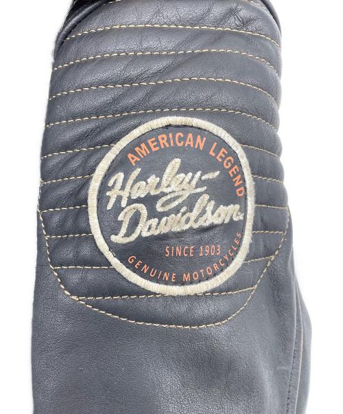 HARLEY-DAVIDSON（ハーレーダビッドソン）HARLEY-DAVIDSON (ハーレーダビッドソン) レザージャケット ブラック サイズ:Sの古着・服飾アイテム