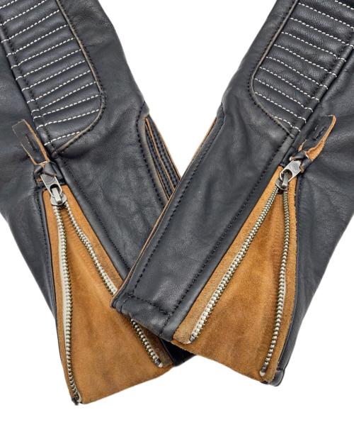 HARLEY-DAVIDSON（ハーレーダビッドソン）HARLEY-DAVIDSON (ハーレーダビッドソン) レザージャケット ブラック サイズ:Sの古着・服飾アイテム