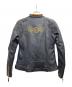 HARLEY-DAVIDSON (ハーレーダビッドソン) レザージャケット ブラック サイズ:S：23000円