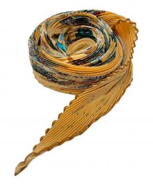 HERMES（エルメス）の古着「プリーツスカーフ」｜ベージュ