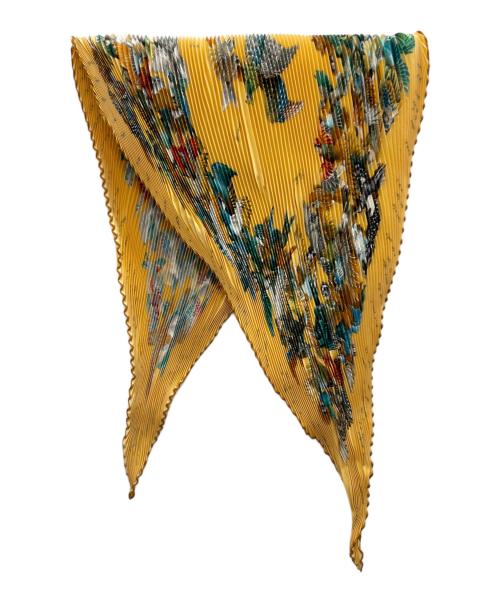 HERMES（エルメス）HERMES (エルメス) プリーツスカーフ ベージュの古着・服飾アイテム