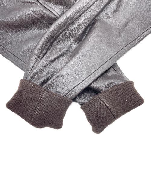 Willis&Geiger（ウィルスガイガー）Willis&Geiger (ウィルスガイガー) A-2フライトジャケット ブラウン サイズ:XLの古着・服飾アイテム