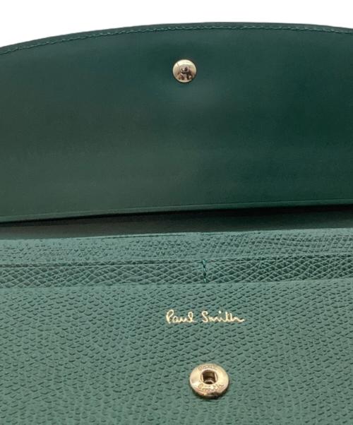 PAUL SMITH（ポールスミス）PAUL SMITH (ポールスミス) 長財布 グリーンの古着・服飾アイテム
