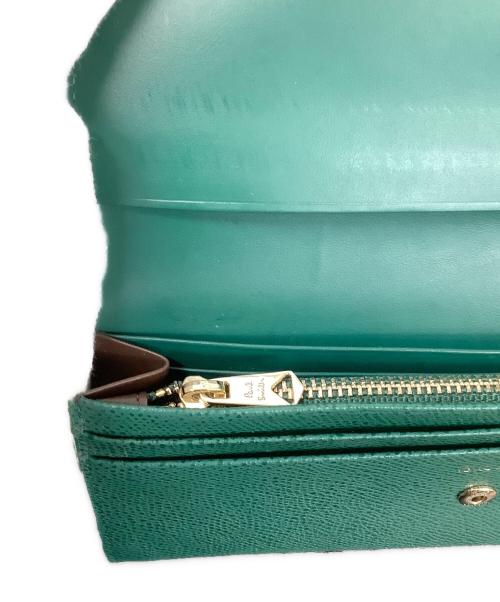 PAUL SMITH（ポールスミス）PAUL SMITH (ポールスミス) 長財布 グリーンの古着・服飾アイテム