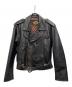 HARLEY-DAVIDSON（ハーレーダビッドソン）の古着「ライダースジャケット」｜ブラック