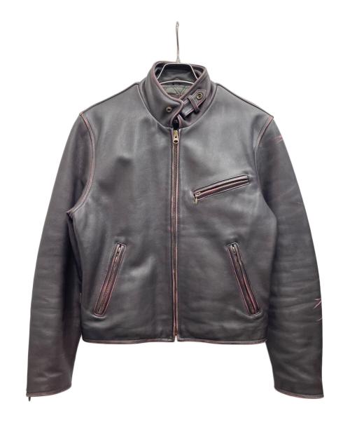 HARLEY-DAVIDSON（ハーレーダビッドソン）HARLEY-DAVIDSON (ハーレーダビッドソン) シングルライダースジャケット ブラック サイズ:Mの古着・服飾アイテム