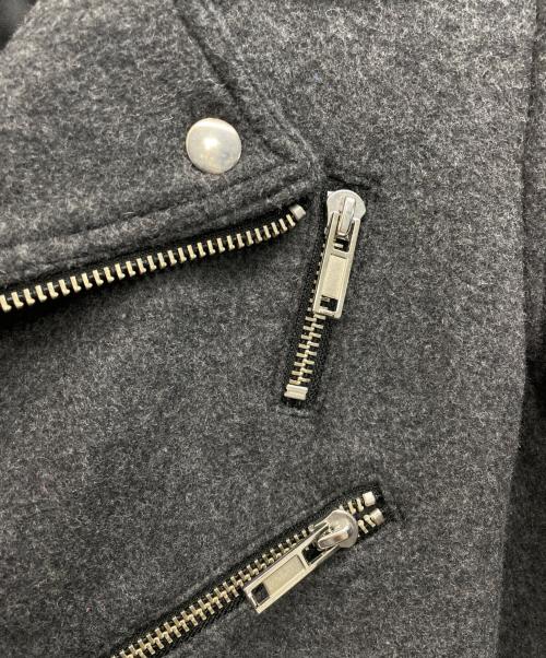 Moonage Devilment（ムーンエイジデビルメント）Moonage Devilment (ムーンエイジデビルメント) ライダースコート グレー サイズ:44 未使用品の古着・服飾アイテム