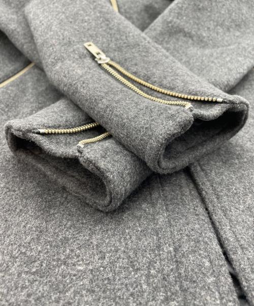 Moonage Devilment（ムーンエイジデビルメント）Moonage Devilment (ムーンエイジデビルメント) ライダースコート グレー サイズ:44 未使用品の古着・服飾アイテム