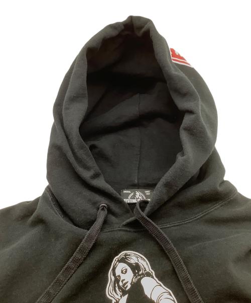 Hysteric Glamour（ヒステリックグラマー）Hysteric Glamour (ヒステリックグラマー) プルオーバーパーカー ブラック サイズ:Mの古着・服飾アイテム