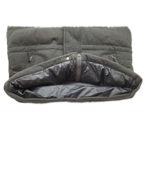 LACOSTE（ラコステ）LACOSTE (ラコステ) Cotton Pique Hoodie Down JKT JACKET  グレー サイズ:Lの古着・服飾アイテム