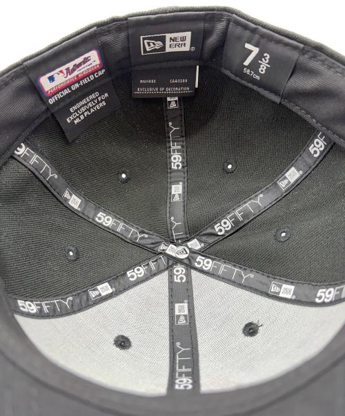 New Era（ニューエラ）New Era (ニューエラ) 59FIFTY LP SAN FRANCISCO GIANTS ブラック×オレンジ サイズ:SIZE 7 3/8(58.7cm)の古着・服飾アイテム