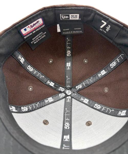 New Era（ニューエラ）New Era (ニューエラ) 59FIFTY LP SAN DIEGO PADRES ブラウン サイズ:SIZE 7 3/8(58.7cm)の古着・服飾アイテム