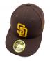New Era（ニューエラ）の古着「59FIFTY LP SAN DIEGO PADRES」｜ブラウン