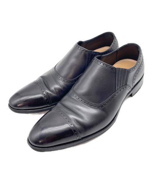 UNION IMPERIAL（ユニオンインペリアル）UNION IMPERIAL (ユニオンインペリアル) シューズ　サイドエラスティック ブラック サイズ:7の古着・服飾アイテム