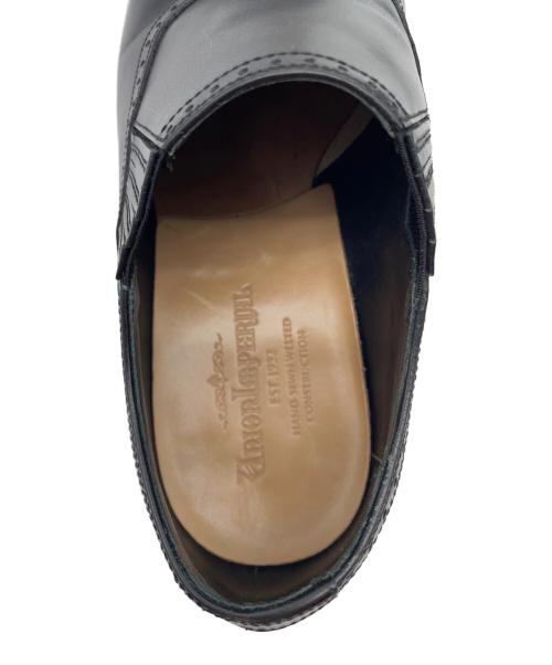 UNION IMPERIAL（ユニオンインペリアル）UNION IMPERIAL (ユニオンインペリアル) シューズ　サイドエラスティック ブラック サイズ:7の古着・服飾アイテム