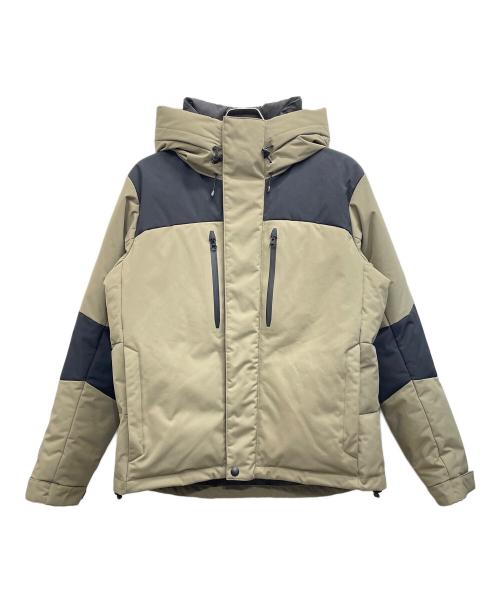 sy32 by sweet years（エスワイサーティトゥバイスィートイヤーズ）sy32 by sweet years (エスワイサーティトゥバイスィートイヤーズ) ダウンジャケット ベージュ×ブラック サイズ:Lの古着・服飾アイテム