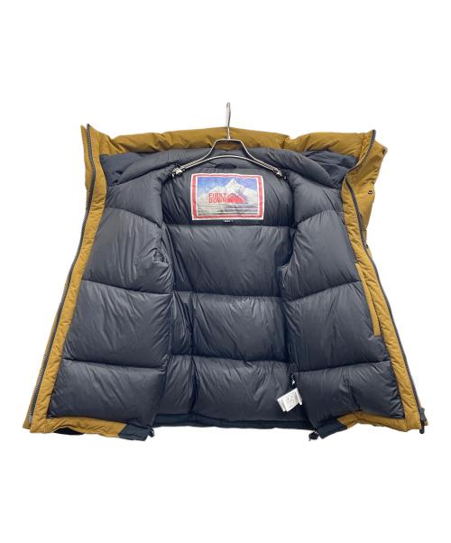 FIRST DOWN（ファーストダウン）FIRST DOWN (ファーストダウン) マウンテンダウンジャケット ベージュ×ブラック サイズ:Sの古着・服飾アイテム