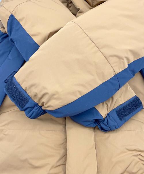 FIRST DOWN（ファーストダウン）FIRST DOWN (ファーストダウン) マウンテンダウンジャケット ベージュ×ブラック サイズ:Sの古着・服飾アイテム