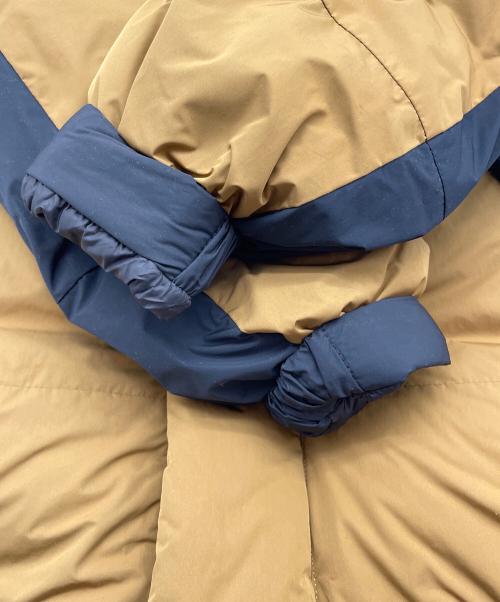 FIRST DOWN（ファーストダウン）FIRST DOWN (ファーストダウン) マウンテンダウンジャケット ベージュ×ブラック サイズ:Sの古着・服飾アイテム