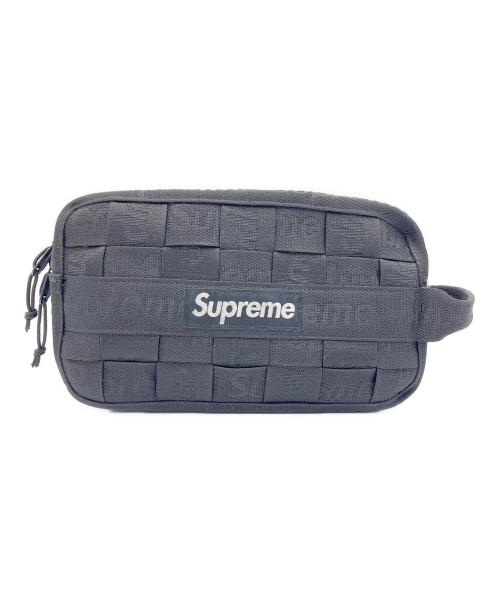 SUPREME（シュプリーム）SUPREME (シュプリーム) woven utility bag ブラックの古着・服飾アイテム