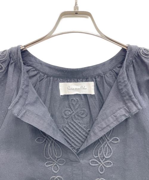 sara mallika（サラマリカ）sara mallika (サラマリカ) 長袖ワンピース ブラック サイズ:Mの古着・服飾アイテム