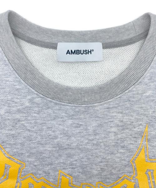 AMBUSH（アンブッシュ）AMBUSH (アンブッシュ) ロゴスウェットシャツ グレー サイズ:Mの古着・服飾アイテム