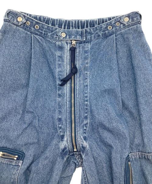 Product Twelve（プロダクトトゥエルブ）Product Twelve (プロダクトトゥエルブ) Flight Pants denim インディゴ サイズ:1の古着・服飾アイテム