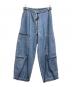 Product Twelve（プロダクトトゥエルブ）の古着「Flight Pants denim」｜インディゴ