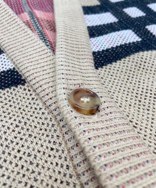 BURBERRY LONDON（バーバリーロンドン）BURBERRY LONDON (バーバリーロンドン) Harriford cardigan ベージュ サイズ:Ｍの古着・服飾アイテム