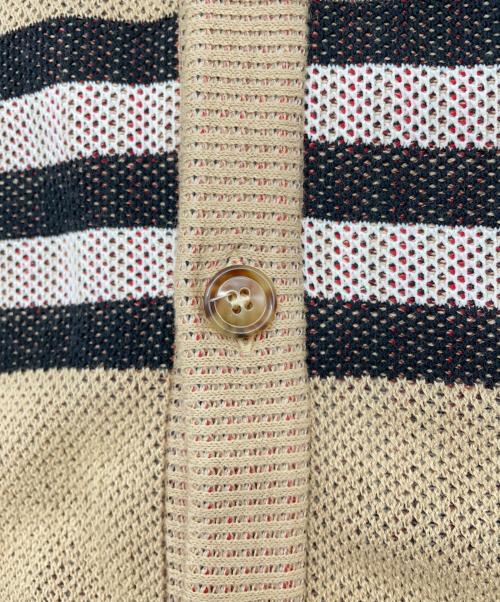 BURBERRY LONDON（バーバリーロンドン）BURBERRY LONDON (バーバリーロンドン) Harriford cardigan ベージュ サイズ:Ｍの古着・服飾アイテム