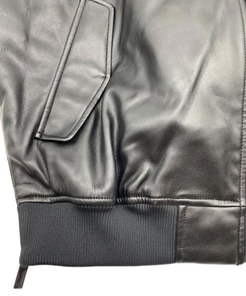adidas（アディダス）adidas (アディダス) フェイクレザージャケット ブラック サイズ:Mの古着・服飾アイテム