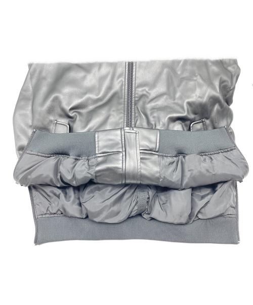 adidas（アディダス）adidas (アディダス) フェイクレザージャケット ブラック サイズ:Mの古着・服飾アイテム