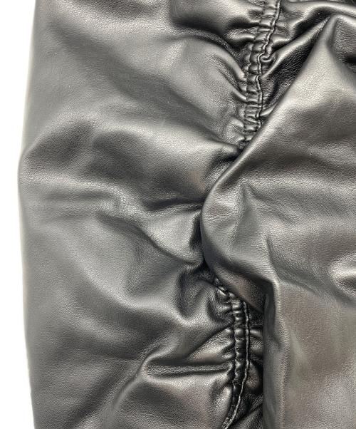 adidas（アディダス）adidas (アディダス) フェイクレザージャケット ブラック サイズ:Mの古着・服飾アイテム