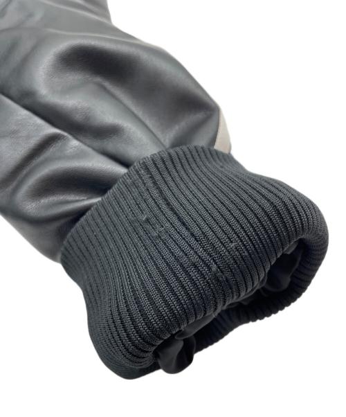 adidas（アディダス）adidas (アディダス) フェイクレザージャケット ブラック サイズ:Mの古着・服飾アイテム