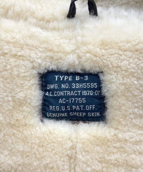 -（-）- (-) Ｂ-3フライトジャケット ブラウン サイズ:Lの古着・服飾アイテム